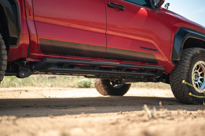 2024 2025 Toyota Tacoma Double Cab Rock Sliders DV8 Offroad-6