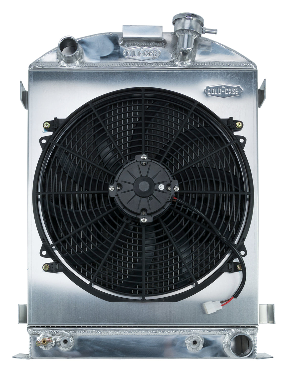 Cold Case Radiators 1932 Highboy Chevy Engine 25.5 Inch Aluminum Performance Radiator Cold Case Radiators