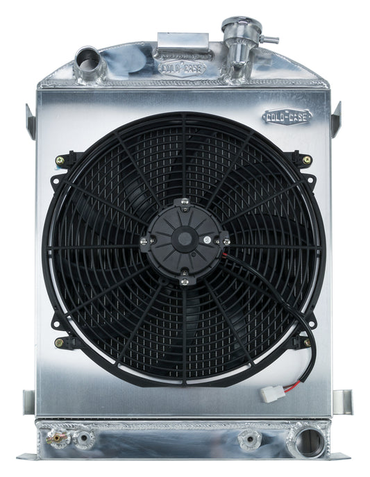 Cold Case Radiators 1932 Highboy Chevy Engine 25.5 Inch Aluminum Performance Radiator Cold Case Radiators
