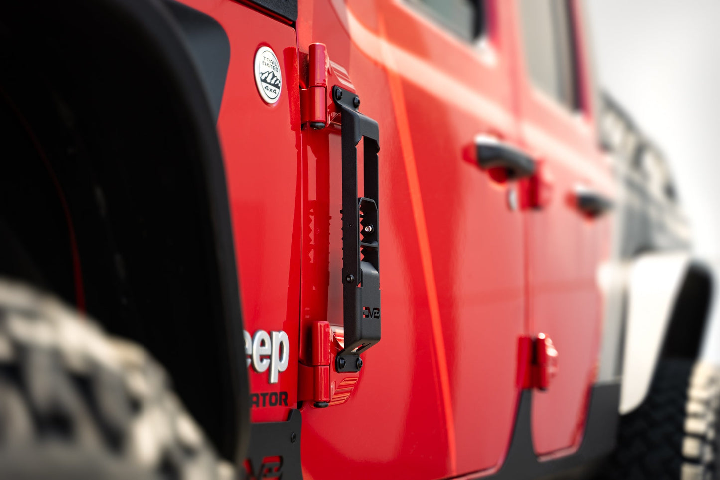 2007 2025 Jeep Gladiator JT Wrangler JK, JKU, JL, JLU Hinge Mounted Steps DV8 Offroad-2