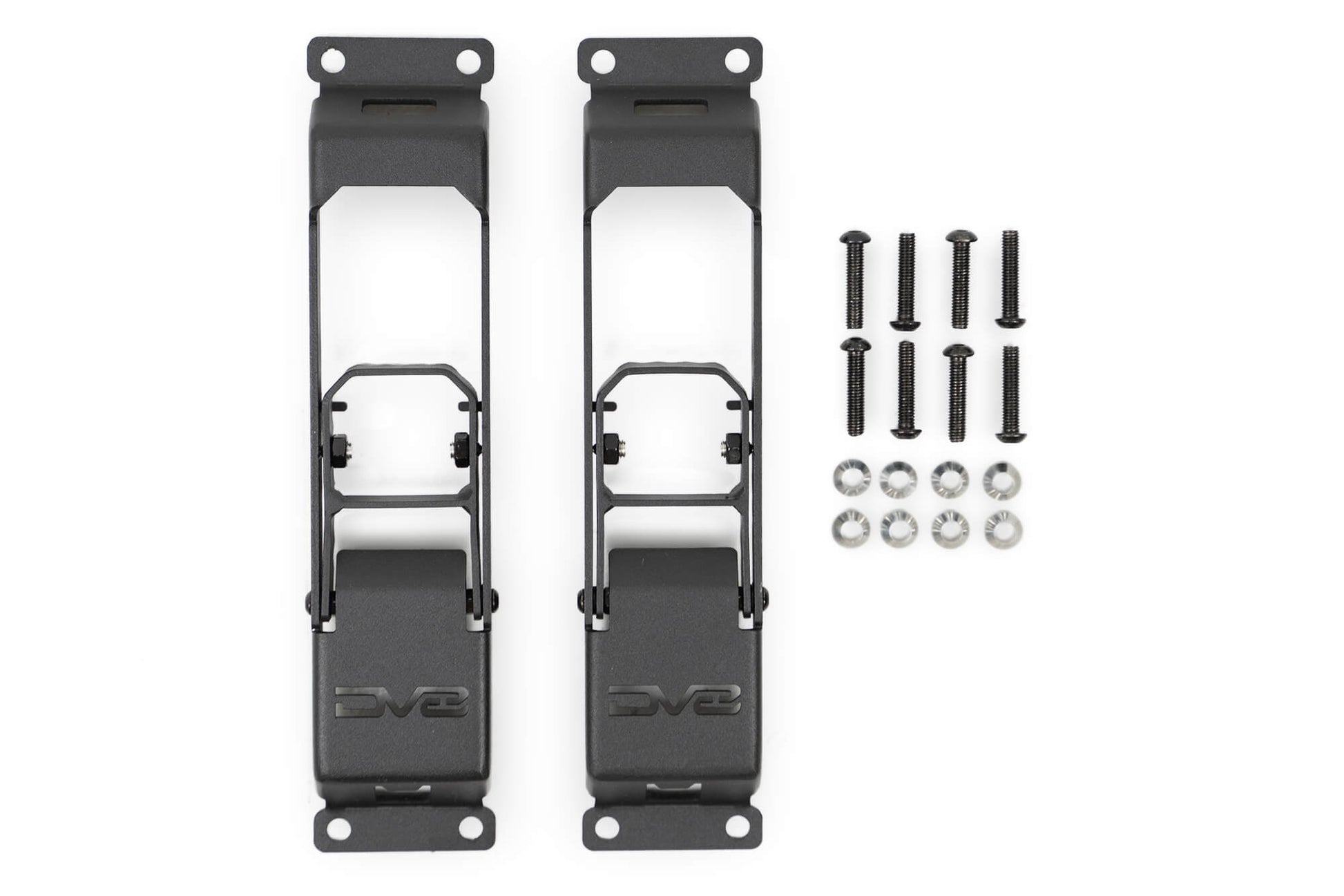 2007 2025 Jeep Gladiator JT Wrangler JK, JKU, JL, JLU Hinge Mounted Steps DV8 Offroad-13