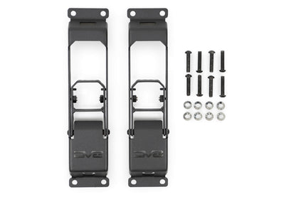 2007 2025 Jeep Gladiator JT Wrangler JK, JKU, JL, JLU Hinge Mounted Steps DV8 Offroad-13