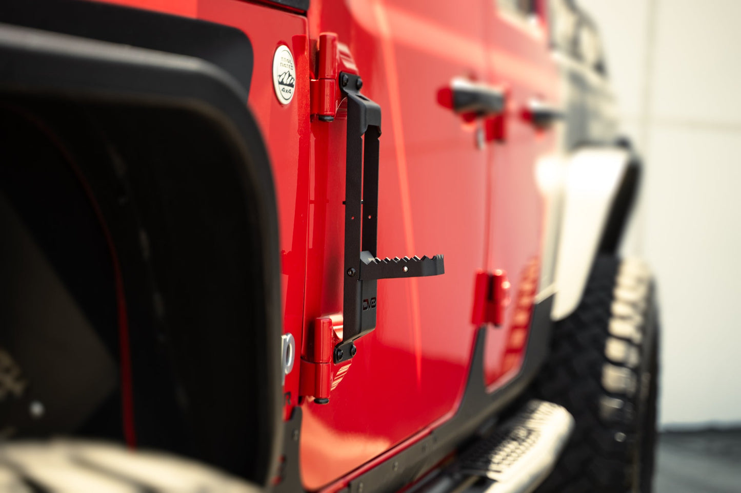 2007 2025 Jeep Gladiator JT Wrangler JK, JKU, JL, JLU Hinge Mounted Steps DV8 Offroad-5