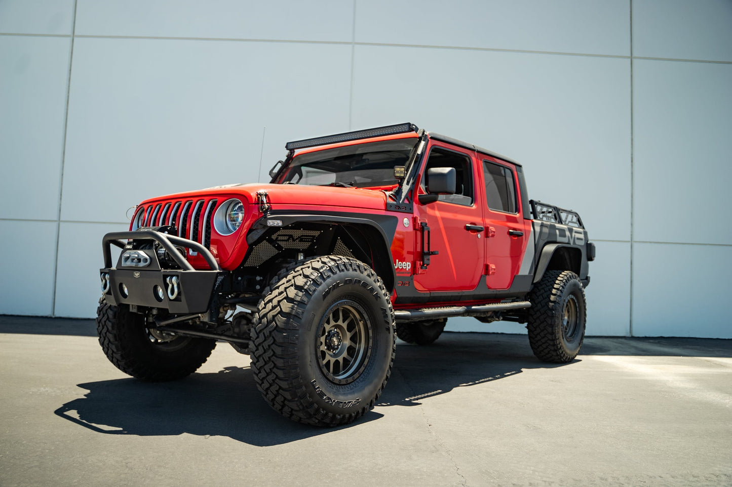 2007 2025 Jeep Gladiator JT Wrangler JK, JKU, JL, JLU Hinge Mounted Steps DV8 Offroad-6