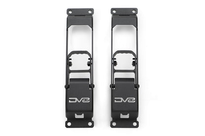 2007 2025 Jeep Gladiator JT Wrangler JK, JKU, JL, JLU Hinge Mounted Steps DV8 Offroad-8