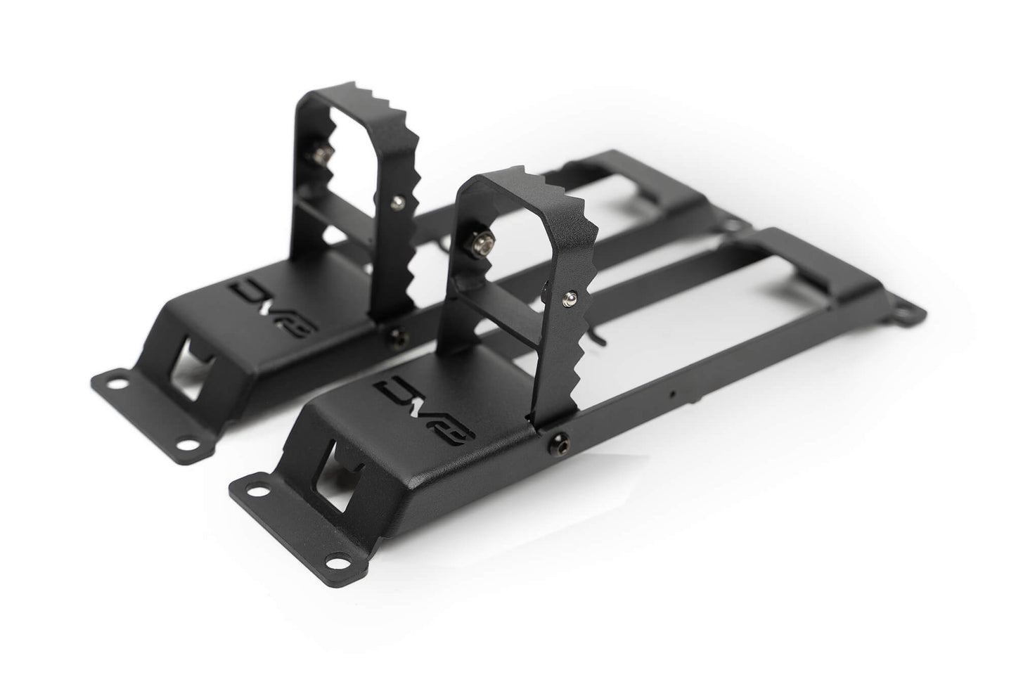 2007 2025 Jeep Gladiator JT Wrangler JK, JKU, JL, JLU Hinge Mounted Steps DV8 Offroad-10