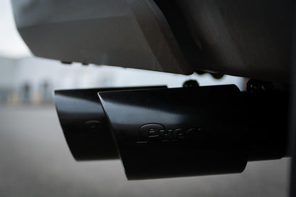 Cat-Back System 14-20 Split Side Dual Exit 2.5 in Intermediate And 3 in Tail Pipe Race Pro Mufflers/Hardware Incl Tip In Pypes Performance Exhaust-2