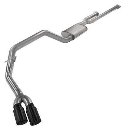 Cat-Back System 14-20 Split Side Dual Exit 2.5 in Intermediate And 3 in Tail Pipe Violator Mufflers/Hardware Incl Tip In Pypes Performance Exhaust