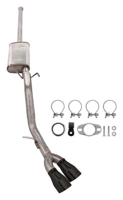 2005-15 Tacoma Cat-Back With Street Pro Muffler & Black Tips STT20SB Pypes Performance Exhaust-1