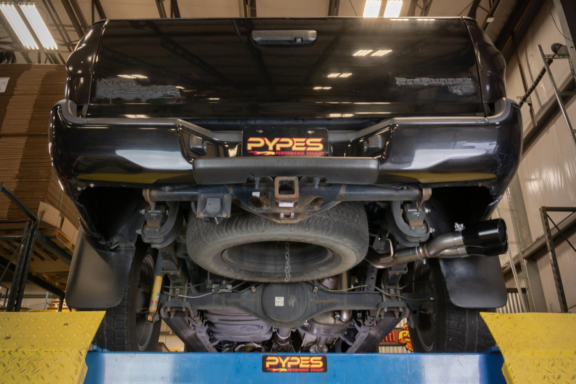 2005-15 Tacoma Cat-Back With Street Pro Muffler & Black Tips STT20SB Pypes Performance Exhaust-3