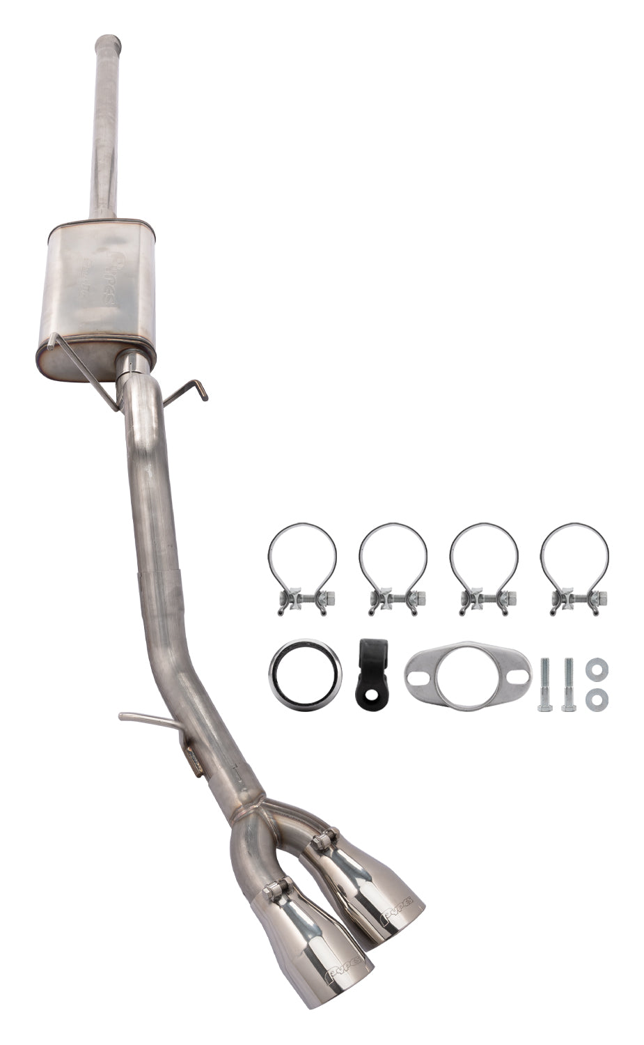 2005-15 Tacoma Cat-Back With Street Pro Muffler STT20S Pypes Performance Exhaust-1