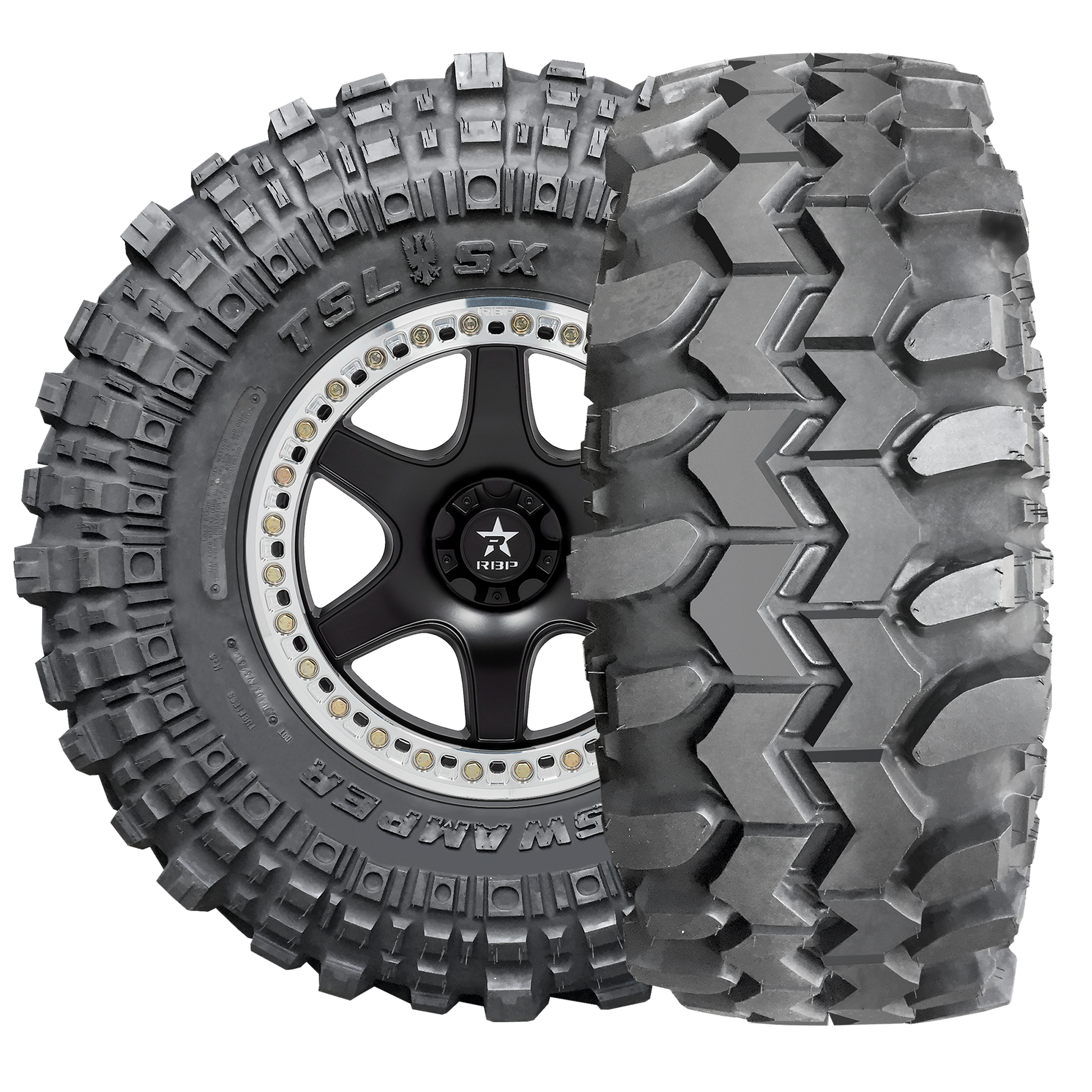 Super Swamper TSL/SX Radial 36x12.50R15LT Offroad Interco Tire