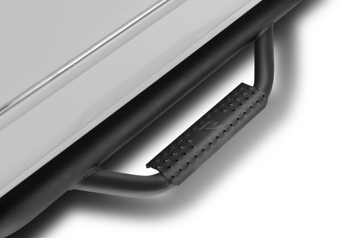 Nerf Step Bar Wheel-to-Wheel without Bed Access (2 Steps per Side) 3 Inch Main Tube Diameter 2004-2006 Toyota Tundra 6' 2 Inch Bed Double Cab Textured Black N Fab NFab-1