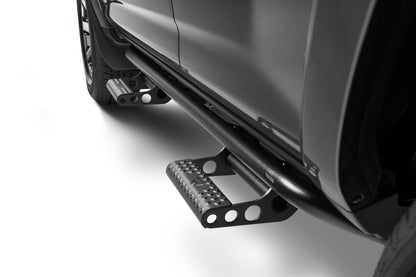 RKR Step System Full Length (1 Step Mount/1 Step per Side) 1.75 Inch Rails 10-24 4Runner EXC. Limited, TRD Sport, Nightshade and 10-13 SR5 Models TX Blk Textured Black NFab-1