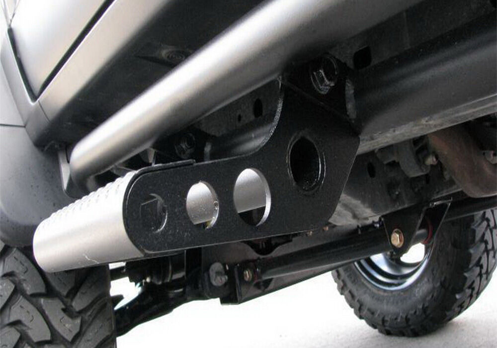 RKR Step System Cab Length (2 Step Mounts/2 Steps per Side) 1.75 Inch Rails 2005-2023 Toyota Tacoma Double Cab Textured Black NFab-2