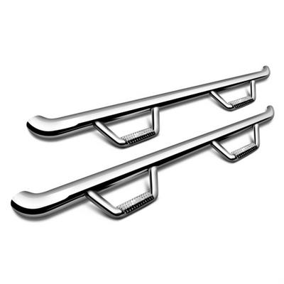 2 Inch Wheel to Wheel Nerf Steps with Cleated Steps 2016-2019 Toyota Tacoma Stainless Steel Smittybilt