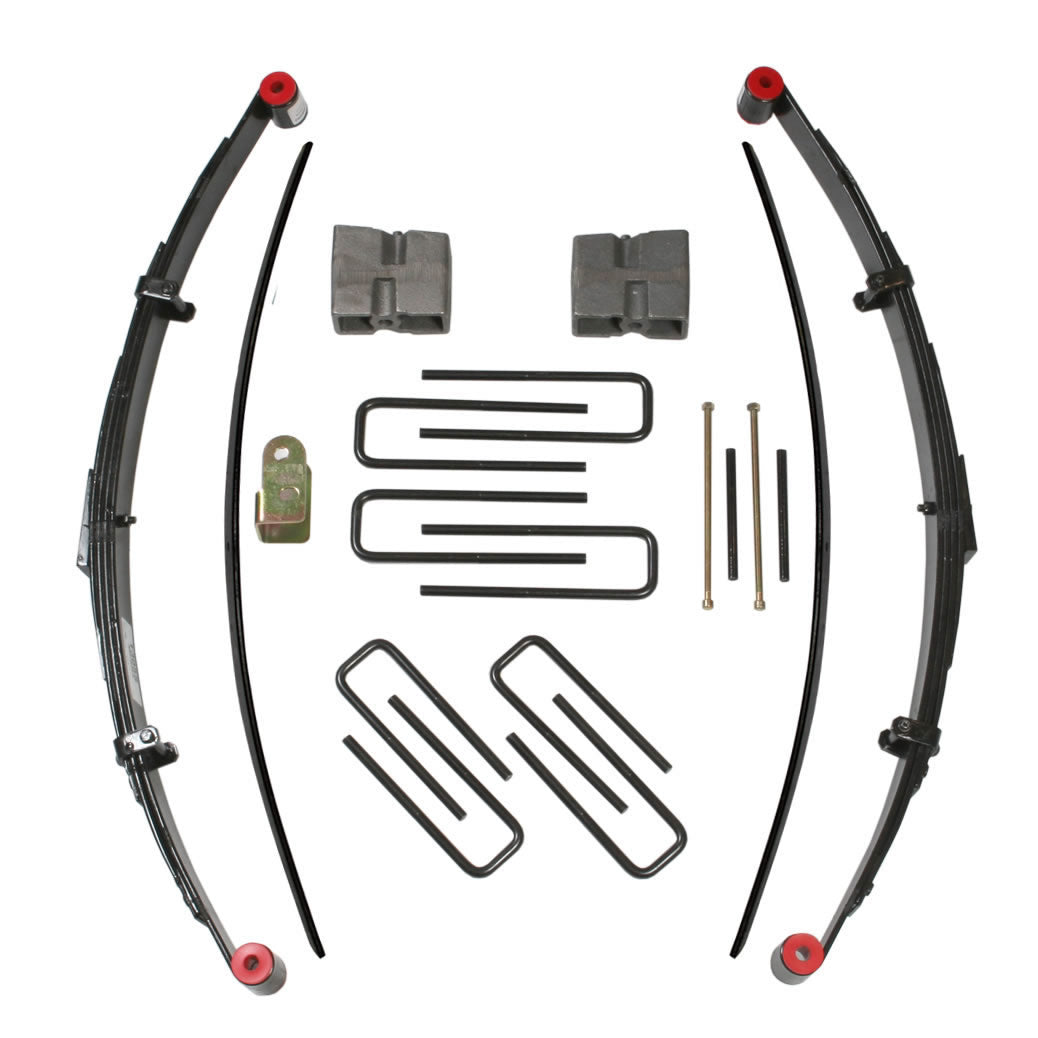 4Runner/Pickup Lift Kit 7 Inch Lift 80-85 Pickup 84-85 4Runner Includes Front Leaf Springs Front/Rear U Bolt Kits Front Spring Bushing Kit Rear Block Track Bar Bracket Skyjacker