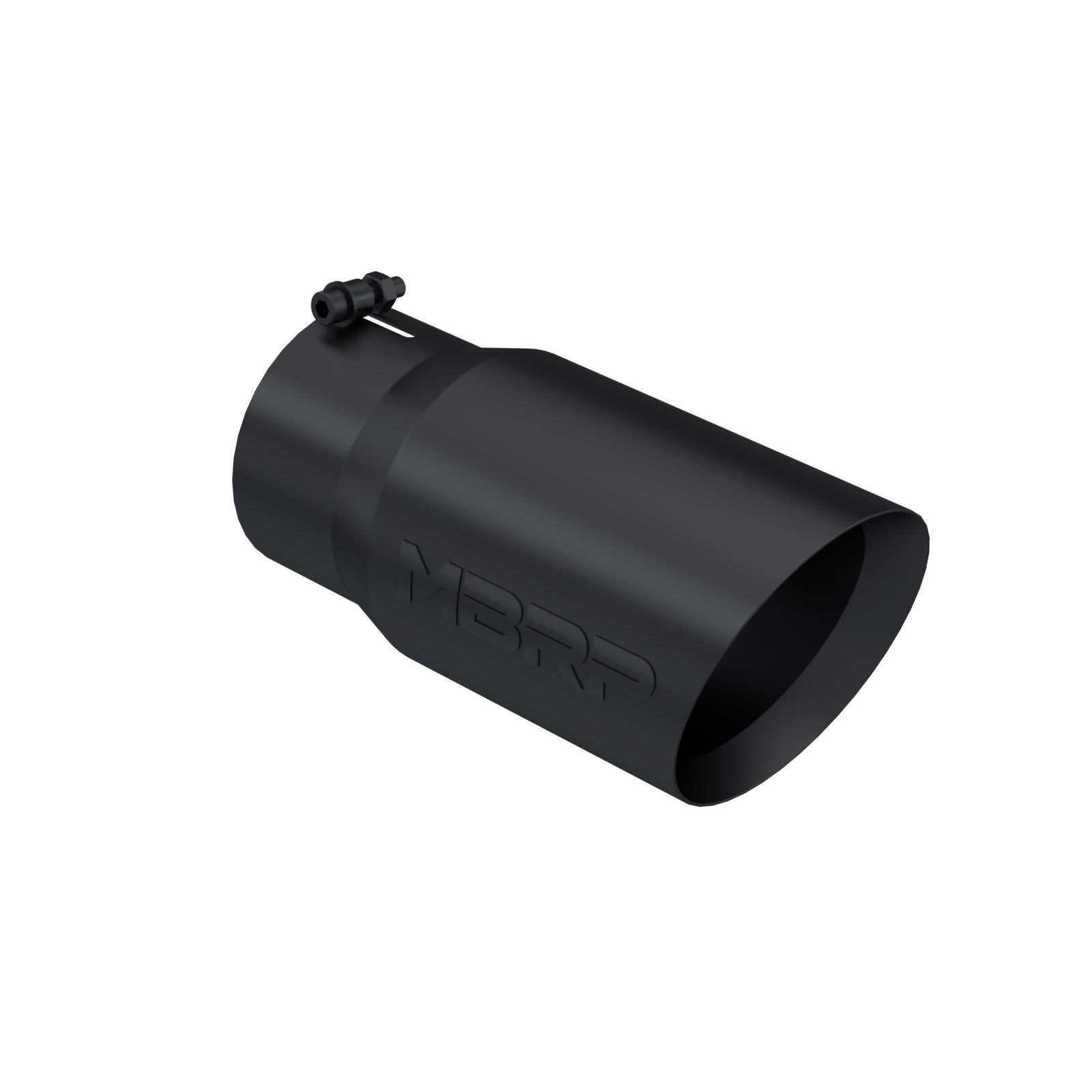 Exhaust Tip 6 Inch O.D. Dual Wall Angled 5 Inch Inlet 12 Inch Length-B ...