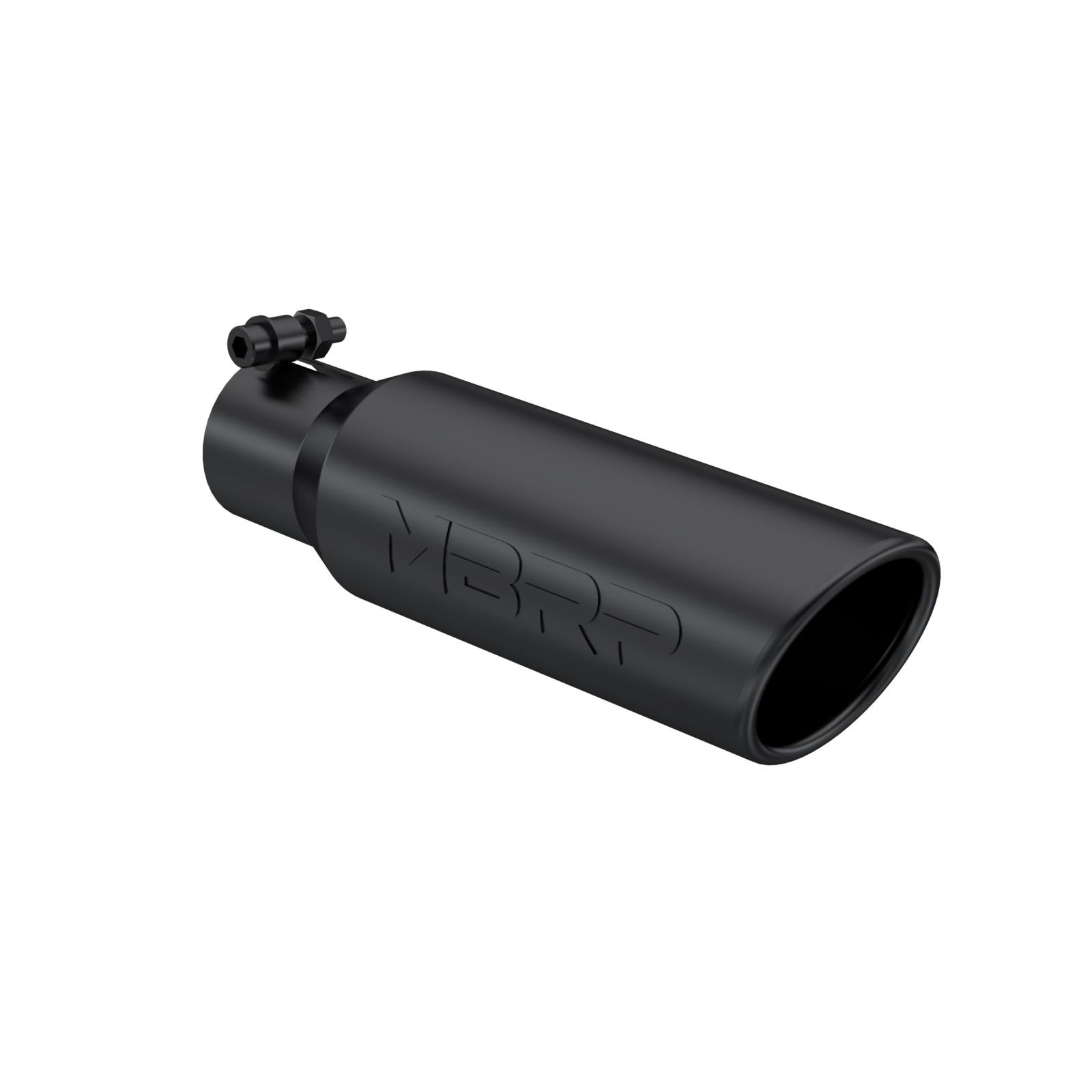 Exhaust Tip 3 1/2 Inch O.D. Angled Rolled End 2 1/2 Inch Inlet 12 Inch Length MBRP