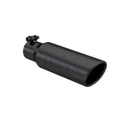 Exhaust Tip 3 1/2 Inch O.D. Angled Rolled End 2 1/2 Inch Inlet 12 Inch Length MBRP
