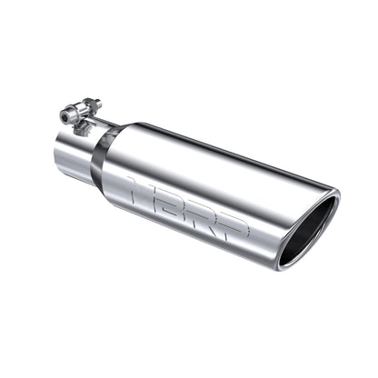 Exhaust Tip 3 1/2 Inch O.D. Angled Rolled End 2 1/2 Inch Inlet 12 Inch Length MBRP-2