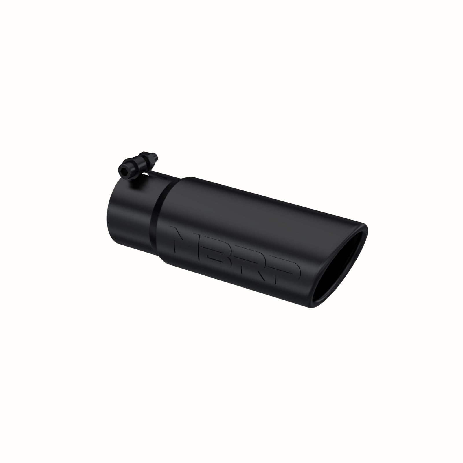 Exhaust Tip 3 1/2 Inch O.D. Angled Rolled End 3 Inch Inlet 10 Inch Length MBRP