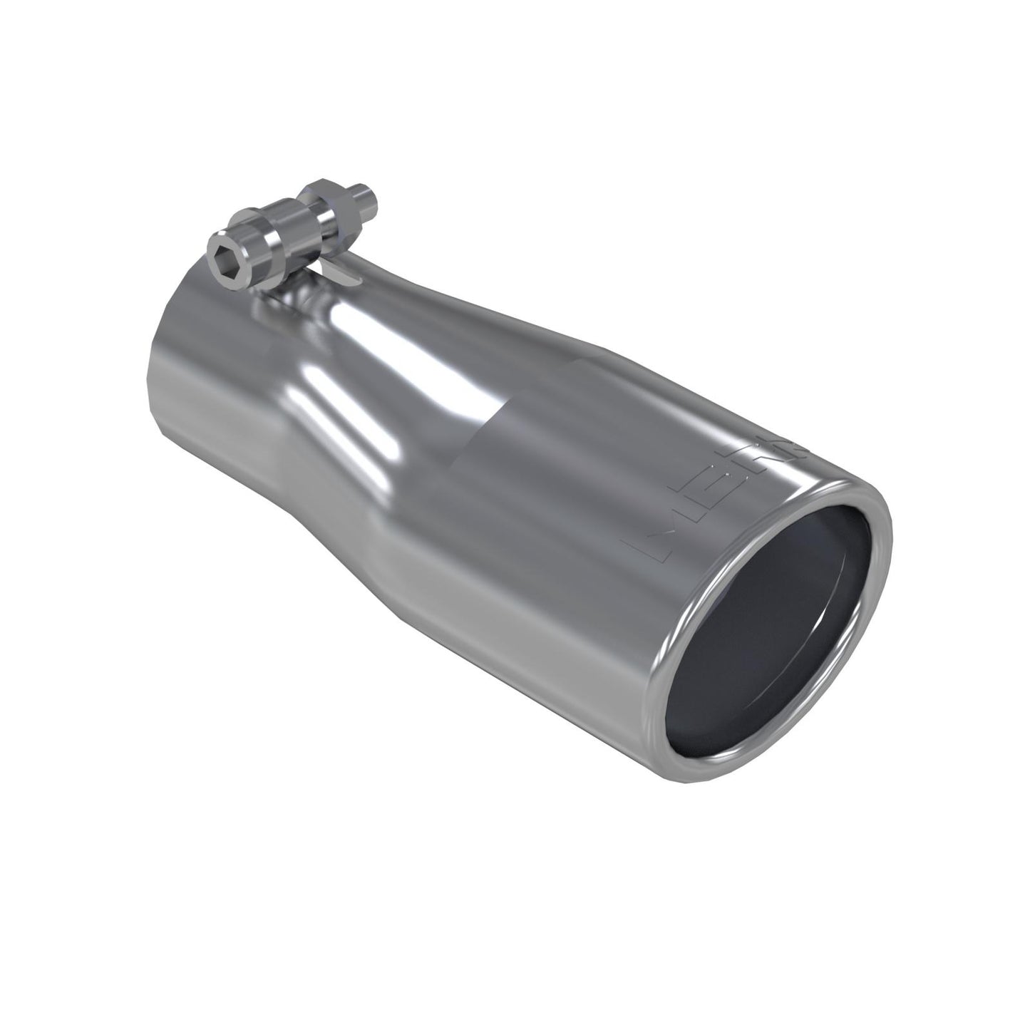 Exhaust Tip 3 3/4 Inch O.D. Oval 2.5 Inch Inlet 7 1/16 Inch Length MBRP-2