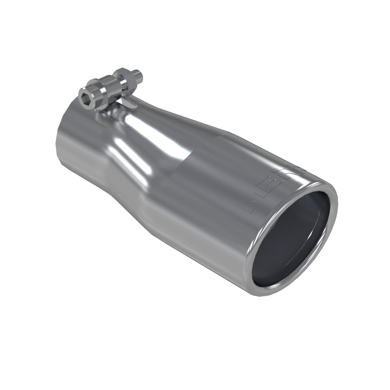 Exhaust Tip 3 3/4 Inch O.D. Oval 2.5 Inch Inlet 7 1/16 Inch Length MBRP-2