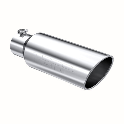 Exhaust Tip 6 Inch O.D. Rolled End 4 Inch Inlet 18 Inch Length MBRP-2