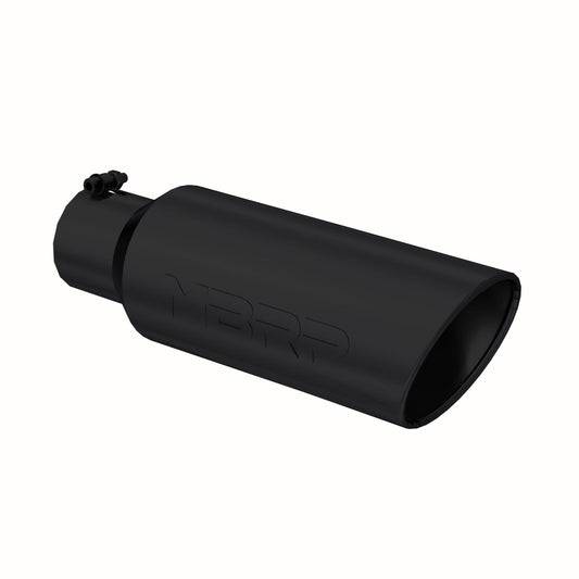 Exhaust Tip 6 Inch O.D. Rolled End 4 Inch Inlet 18 Inch Length MBRP