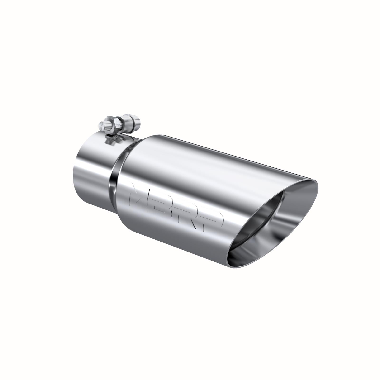 Exhaust Tip 4 Inch O.D. Dual Wall Angled 3 Inch Inlet 10 Inch Length MBRP-2