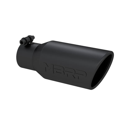 Exhaust Tip 4 Inch O.D. Angled Rolled End 2 3/4 Inch Inlet 10 Inch Length MBRP