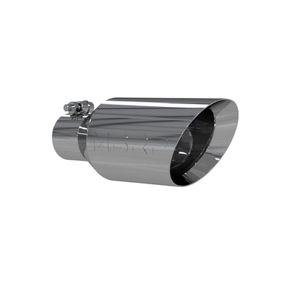 Exhaust Tip 4 1/2 Inch O.D. Dual Wall Angle Rolled End 2.5 Inch Inlet 11 Inch Length MBRP-2