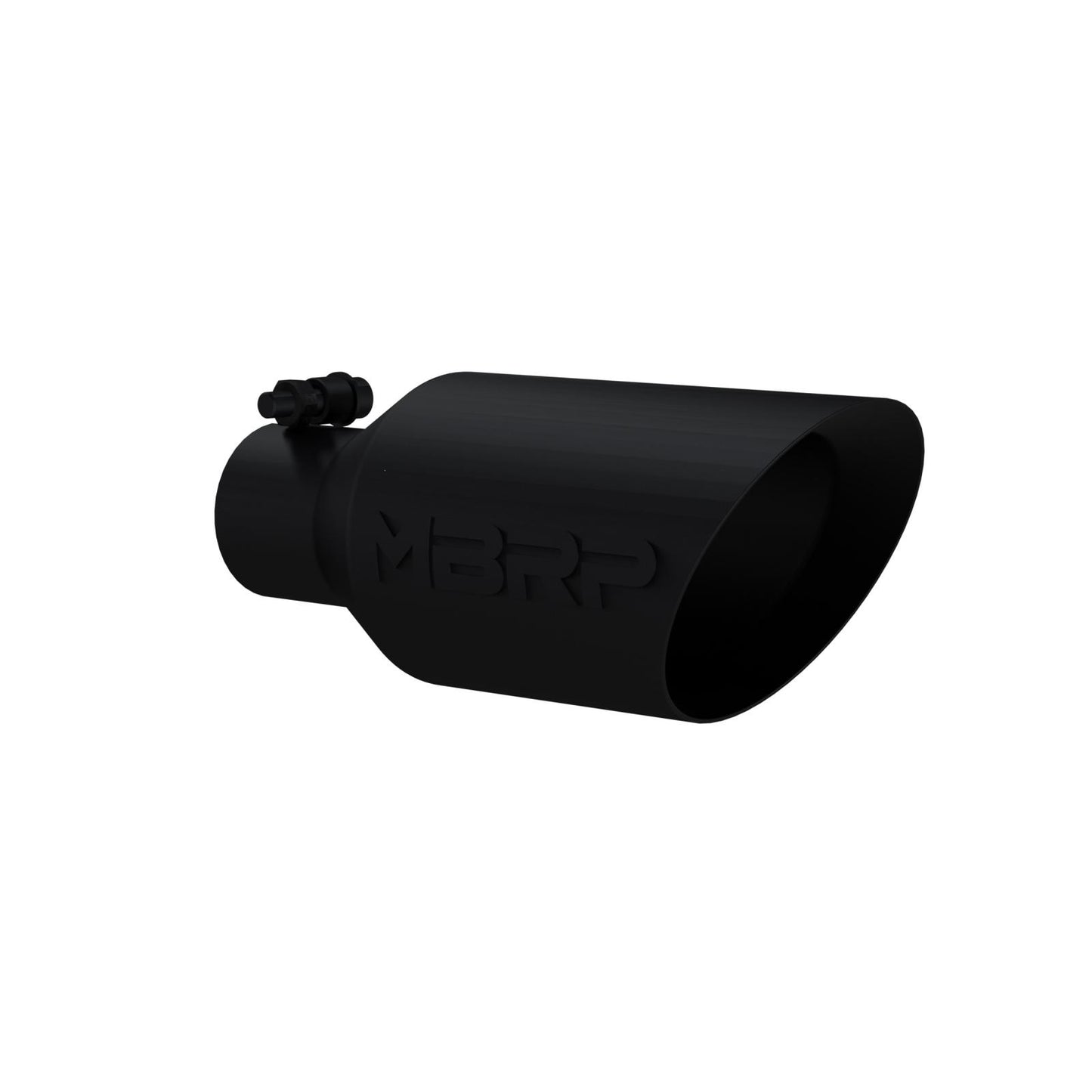 Exhaust Tip 4 1/2 Inch O.D. Dual Wall Angle Rolled End 2.5 Inch Inlet 11 Inch Length MBRP