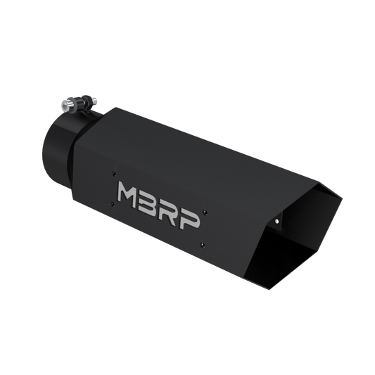 Universal 5 Inch Hexagon Shaped W/Back Plate Exhaust Tip MBRP