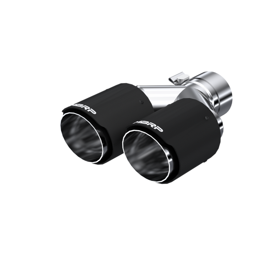 Carbon Fiber Tip 2.5 Inch ID Dual 3.5 Inch OD Out 9.45 Inch Length Dual Wall MBRP