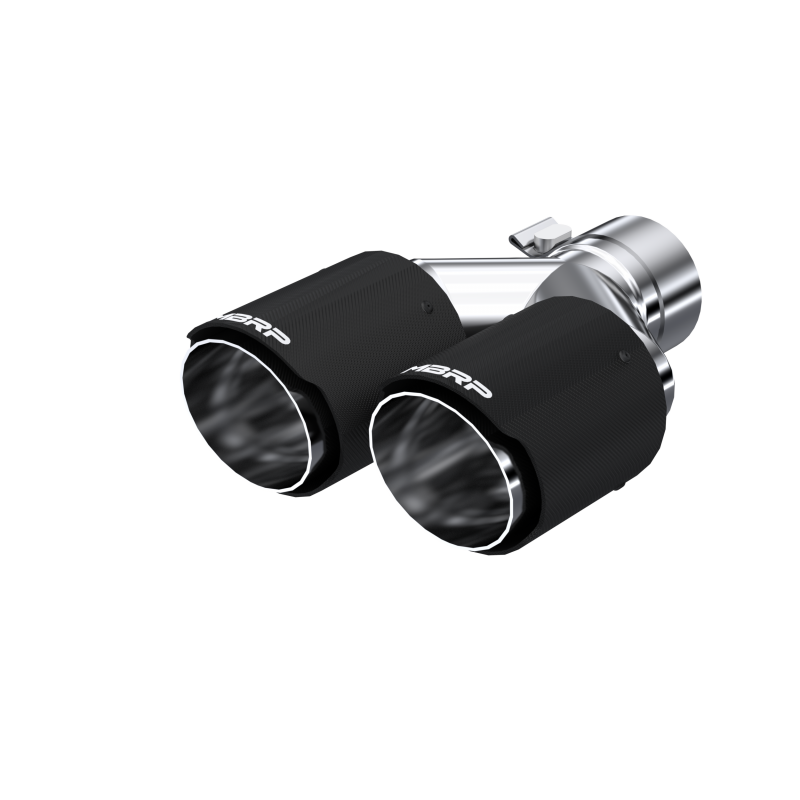 Carbon Fiber Tip 2.5 Inch ID Dual 3.5 Inch OD Out 9.45 Inch Length Dual Wall MBRP