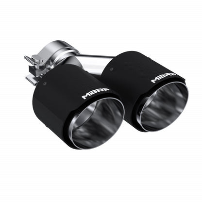Carbon Fiber Tip 2.5 Inch ID Dual 4 Inch OD Out 9.5 Inch Length Dual Wall MBRP