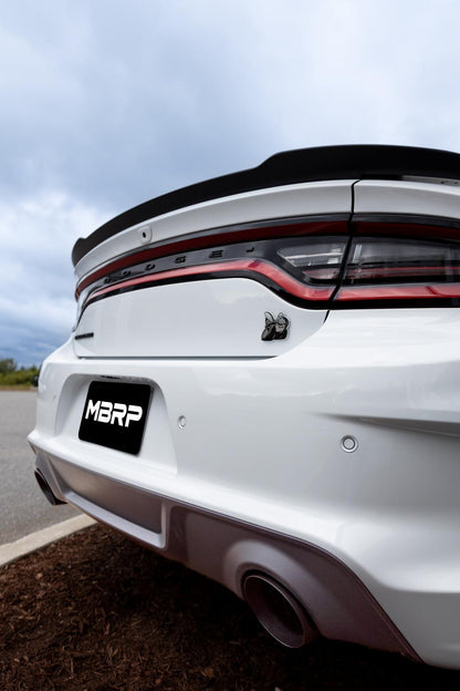 2015-Up Dodge Durango/Charger Black-Coated Tips 5 Inch OD Out, Angle Cut, Sold In Pairs MBRP-3