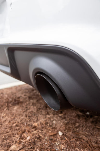 2015-Up Dodge Durango/Charger Black-Coated Tips 5 Inch OD Out, Angle Cut, Sold In Pairs MBRP-4