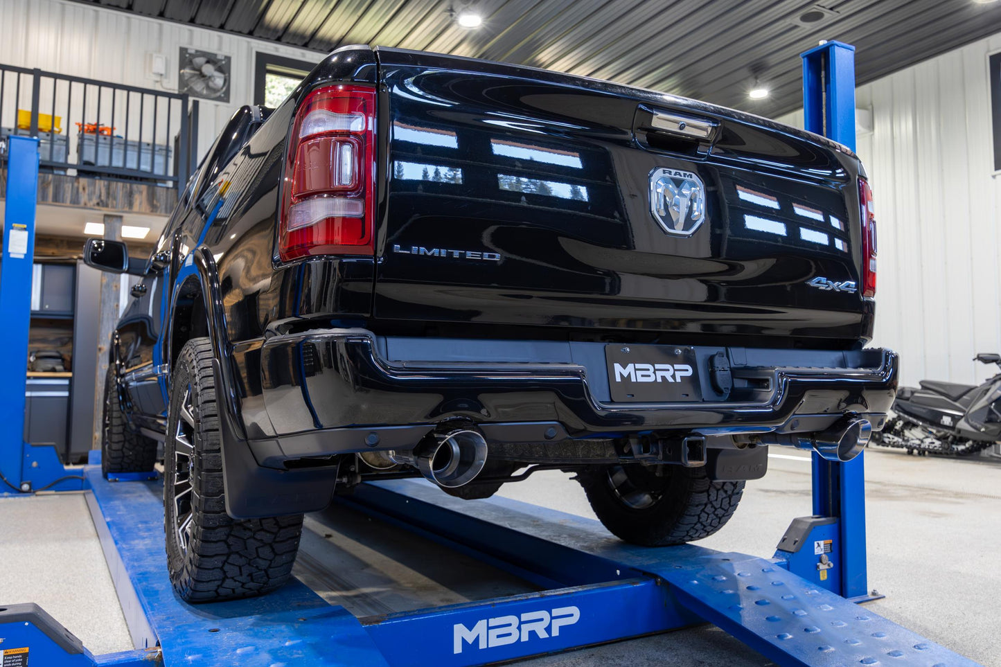 2019-24 Ram 1500 5.7L Hemi Exhaust Tips, Armor Pro 5 Inch OD Dual Wall Angle Cut, Sold In Pairs MBRP-4