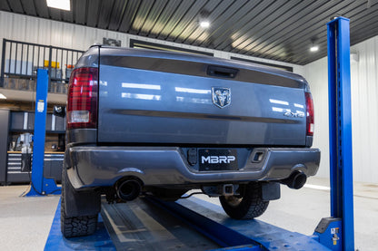 2009-2018 Ram 1500 and 2019-2024 Ram 1500 5.7L Hemi Black Exhaust Tips, Armor BLK 5 Inch OD Dual Wall Angle Cut. Sold In Pairs MBRP-4