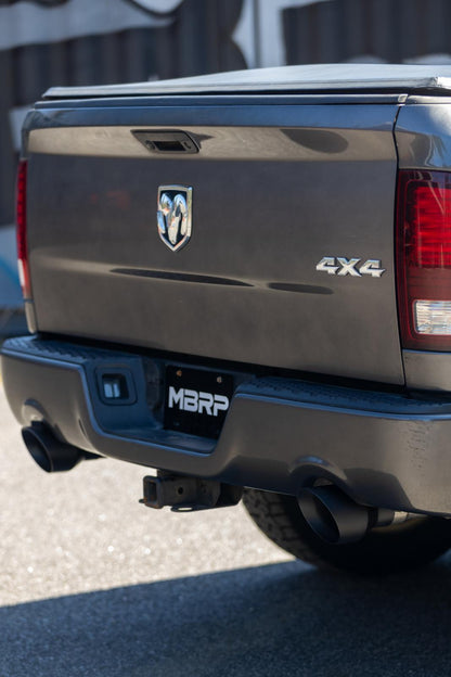 2009-2018 Ram 1500 and 2019-2024 Ram 1500 5.7L Hemi Black Exhaust Tips, Armor BLK 5 Inch OD Dual Wall Angle Cut. Sold In Pairs MBRP-6