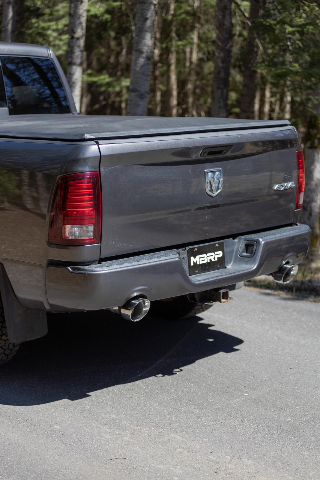 2009-2018 Ram 1500 and 2019-2024 Ram 1500 5.7L Hemi Exhaust Tips, Armor Pro 5 Inch OD Dual Wall Angle Cut. Sold In Pairs MBRP-6