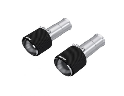 2025-Up Ram 1500 3.0L SST 5 Inch OD Carbon Fiber and Stainless Steel Tips Sold in Pairs MBRP-1
