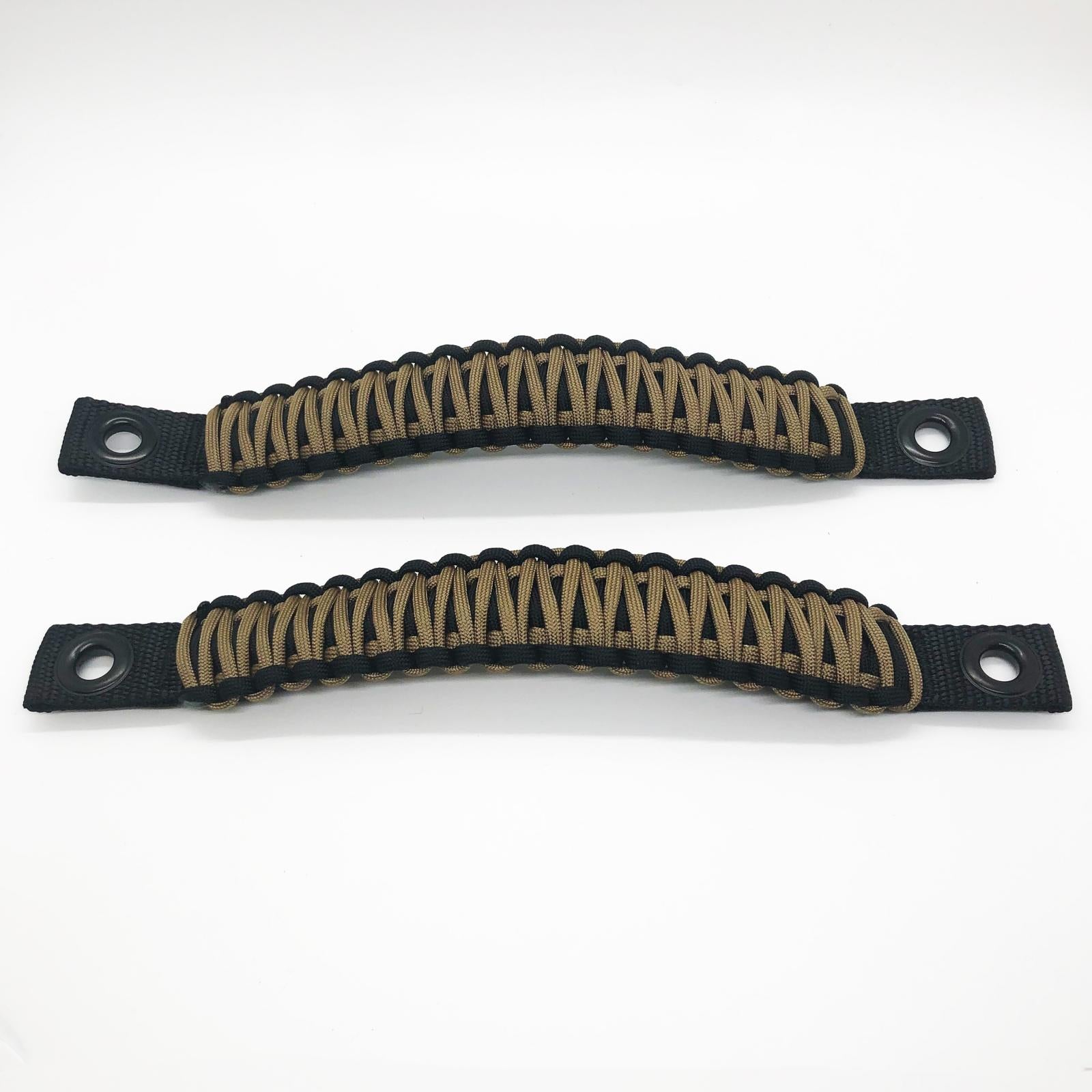 Jeep Wrangler Grab Handles Paracord JK Sound Bar Rear Side Pair Bartact-29