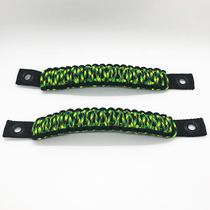 Jeep Wrangler Grab Handles Paracord JK Sound Bar Rear Side Pair Bartact-24