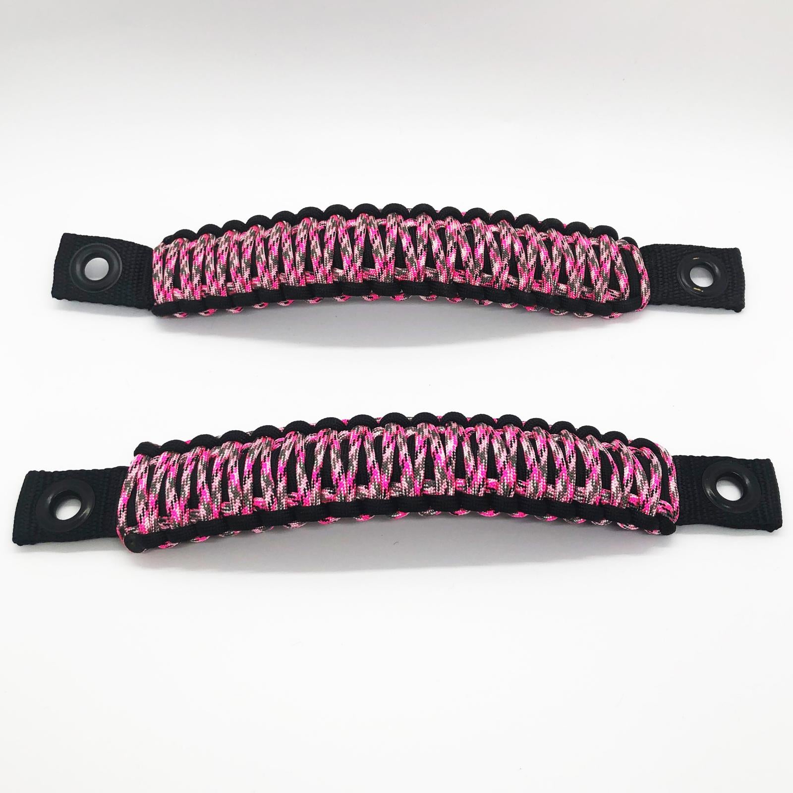 Jeep Wrangler Grab Handles Paracord JK Sound Bar Rear Side Pair Bartact-23