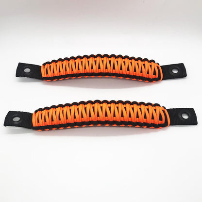 Jeep Wrangler Grab Handles Paracord JK Sound Bar Rear Side Pair Bartact-17