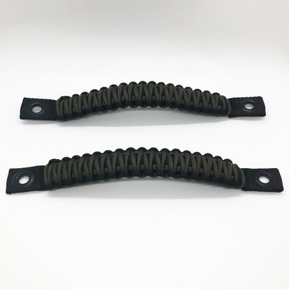 Jeep Wrangler Grab Handles Paracord JK Sound Bar Rear Side Pair Bartact-15